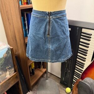 Wilfred Denim Blue Mini Skirt
